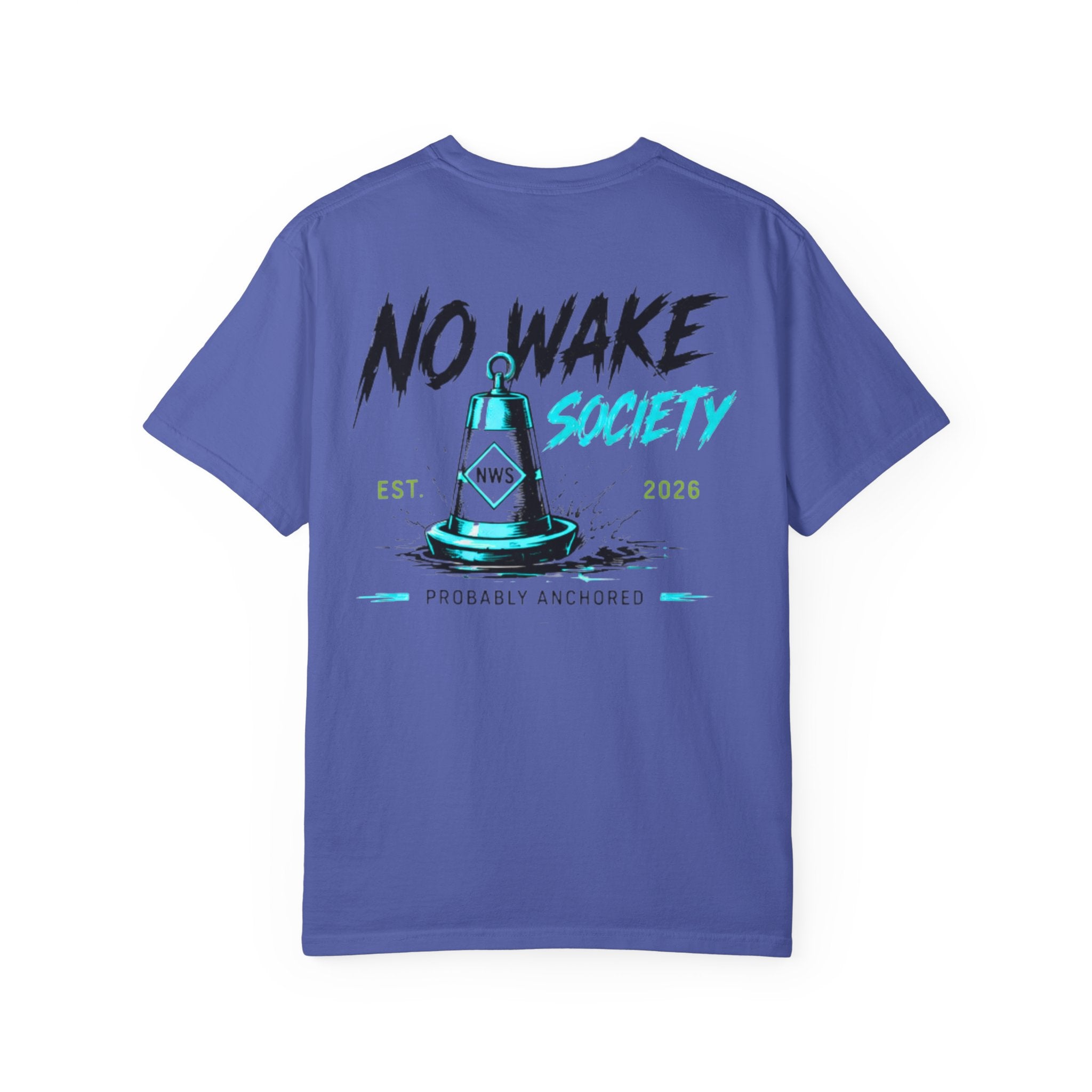 Rat Lake Luxury 'No Wake Society' T‑Shirt — Lake Weekend Water Warrior Tee
