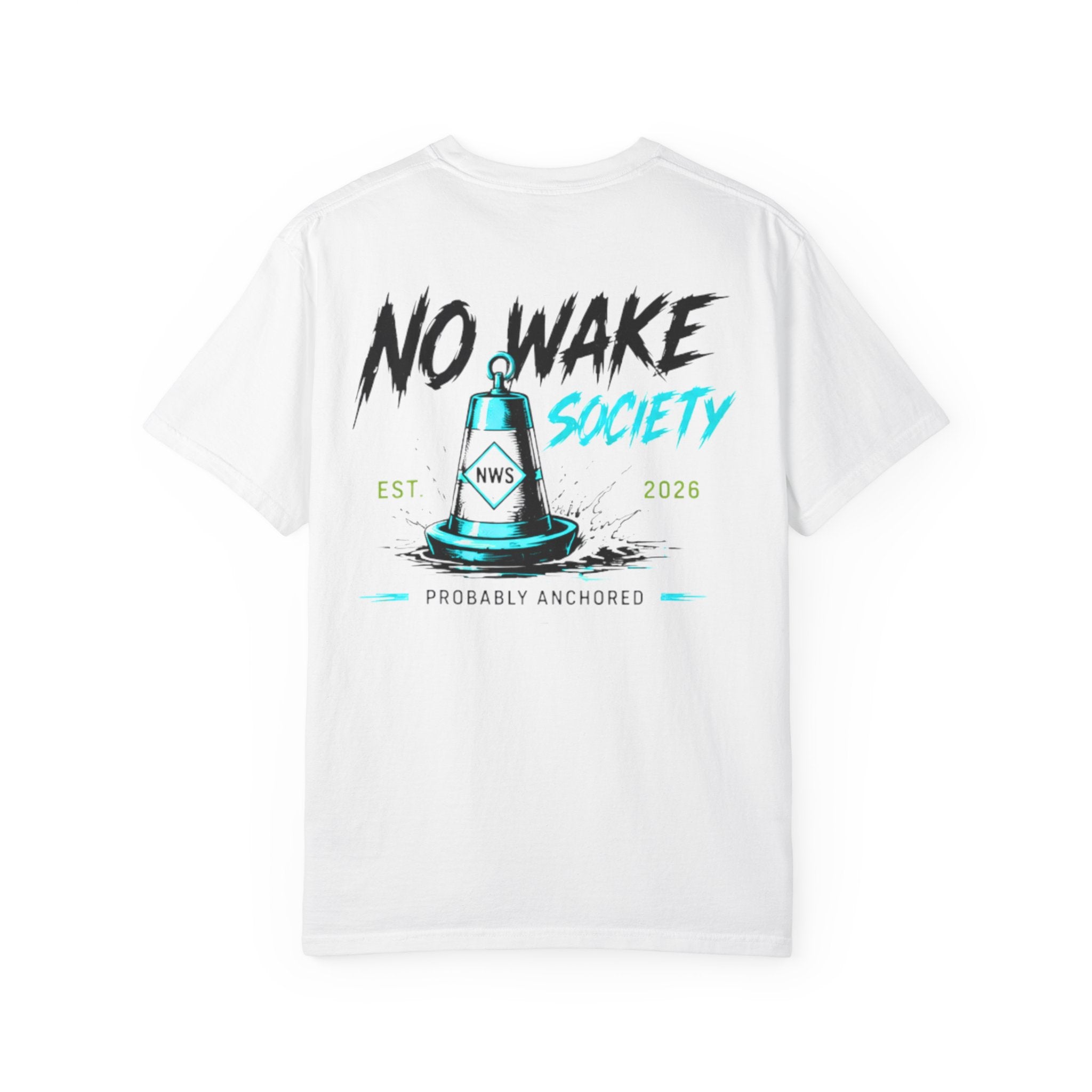Rat Lake Luxury 'No Wake Society' T‑Shirt — Lake Weekend Water Warrior Tee