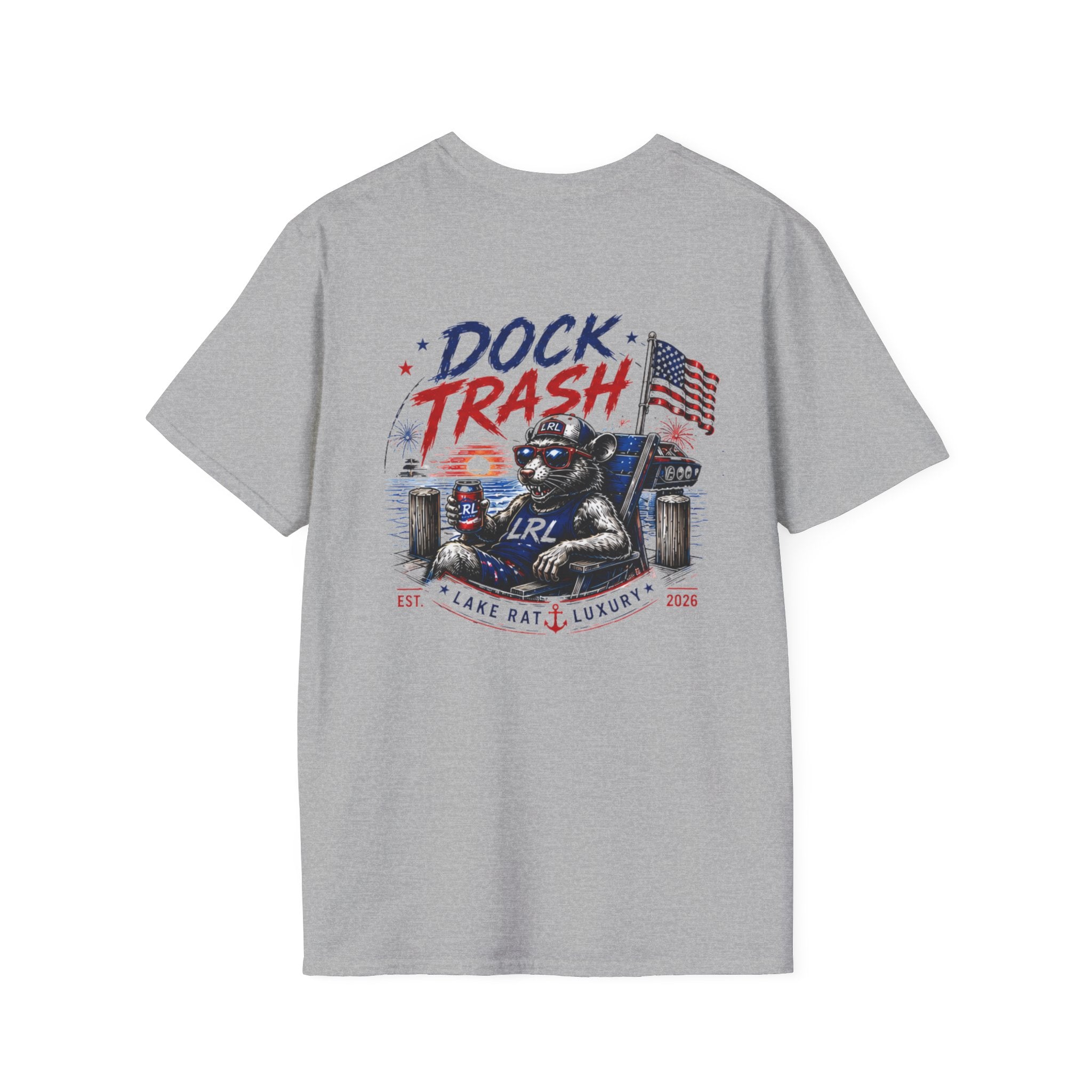 Lake Rat Luxury T-Shirt — Retro Nautical Lake Life Tee