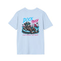 Dock Trash Lake Rat Luxury Tee — Neon Cigarette Boat & Sandbar Party Shirt