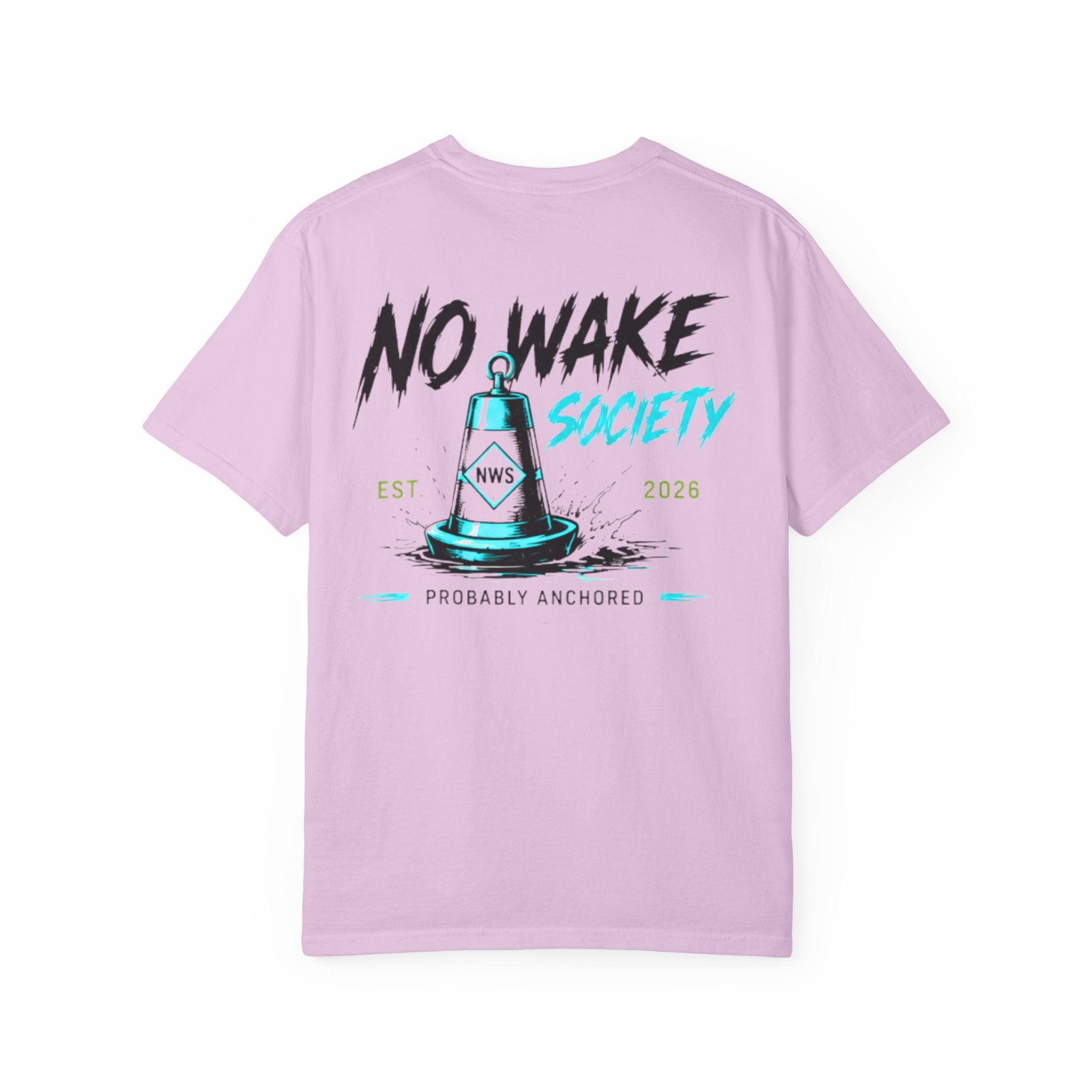 Rat Lake Luxury 'No Wake Society' T‑Shirt — Lake Weekend Water Warrior Tee