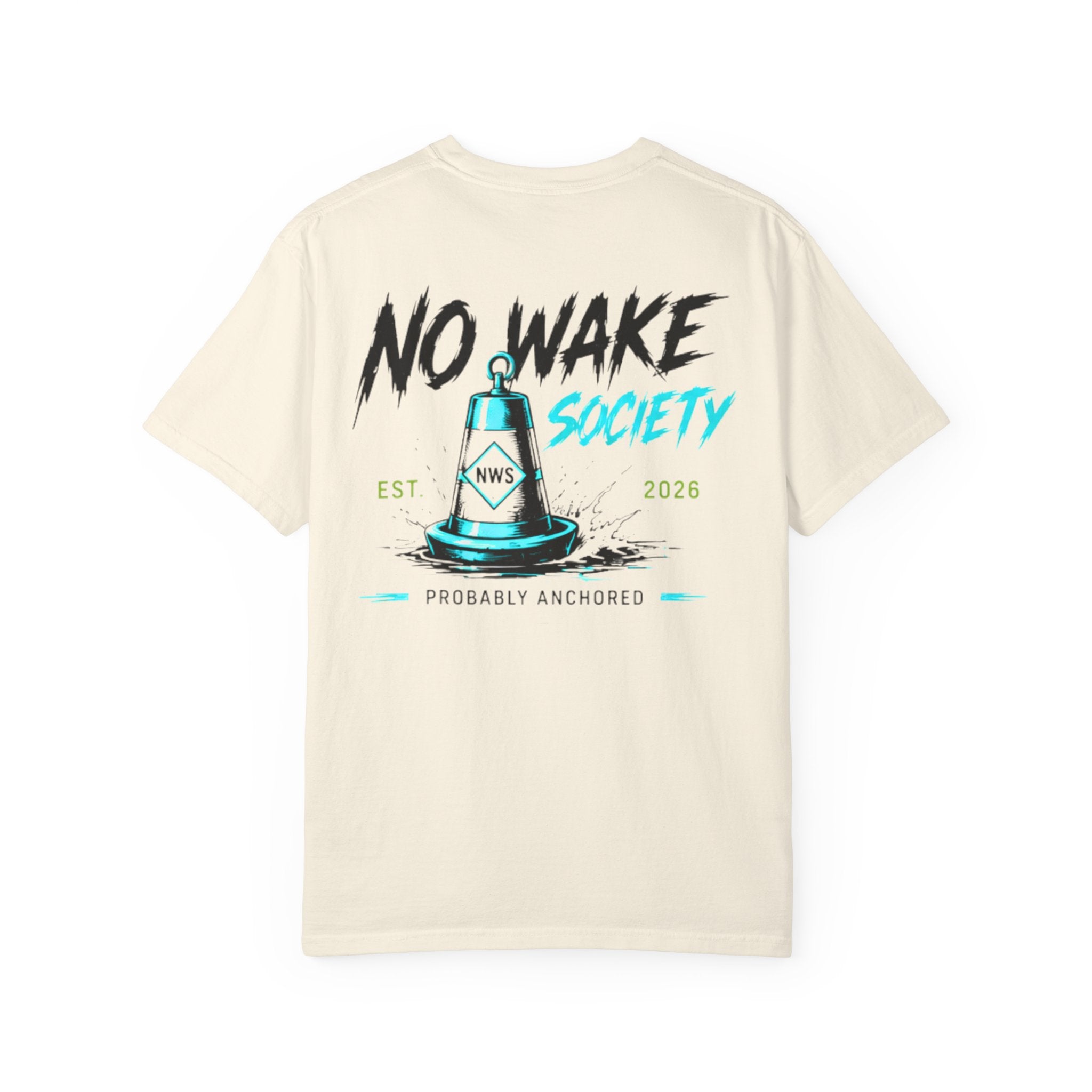 Rat Lake Luxury 'No Wake Society' T‑Shirt — Lake Weekend Water Warrior Tee