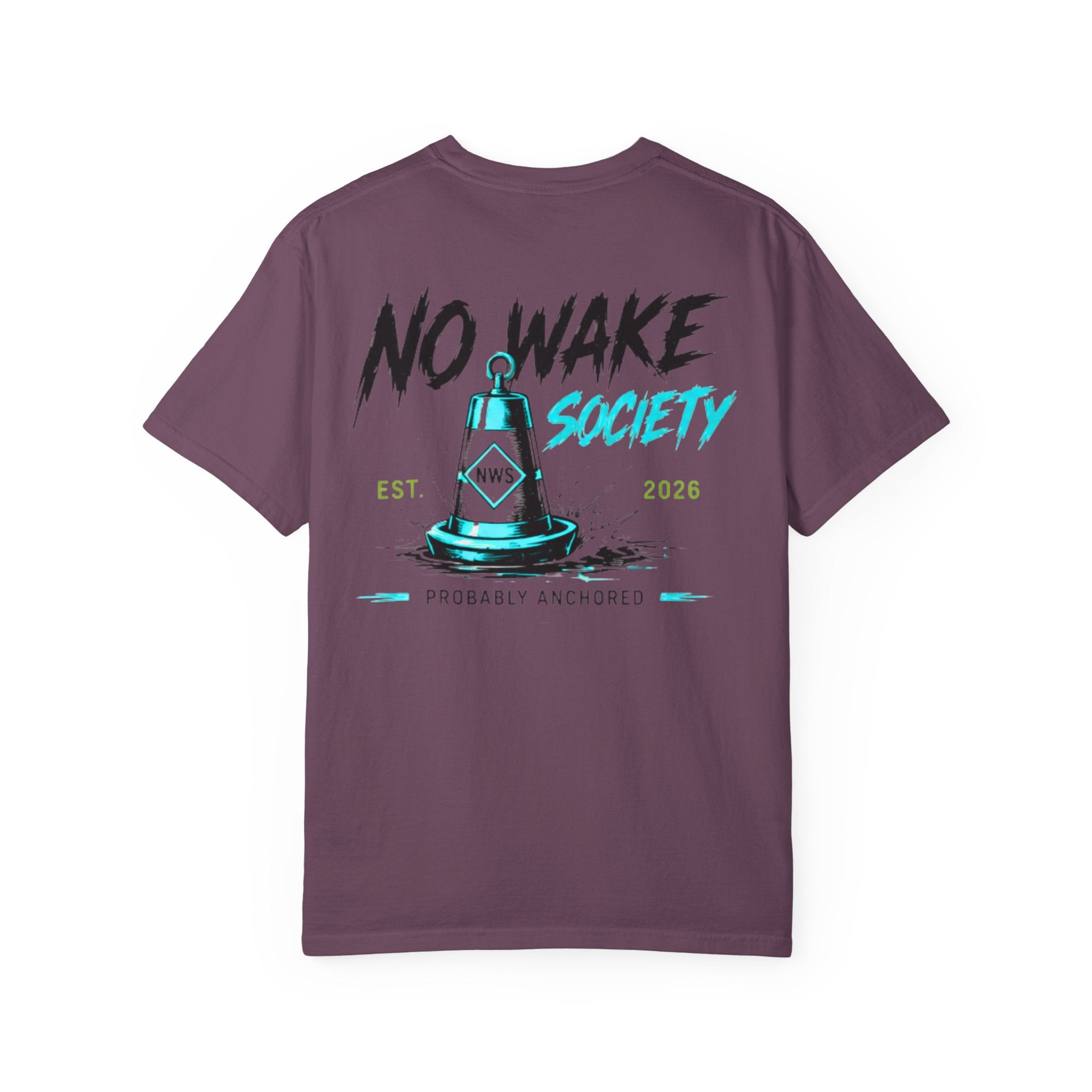 Rat Lake Luxury 'No Wake Society' T‑Shirt — Lake Weekend Water Warrior Tee