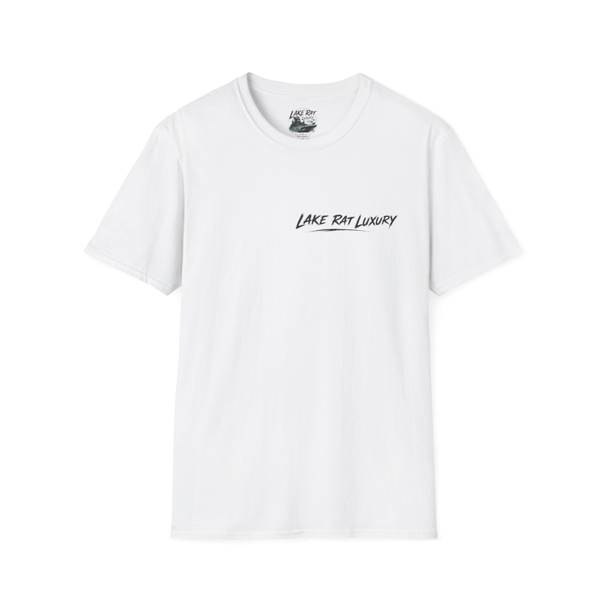Docked by Noon Lake Rat Luxury T-Shirt | Boating Lake Life Tee