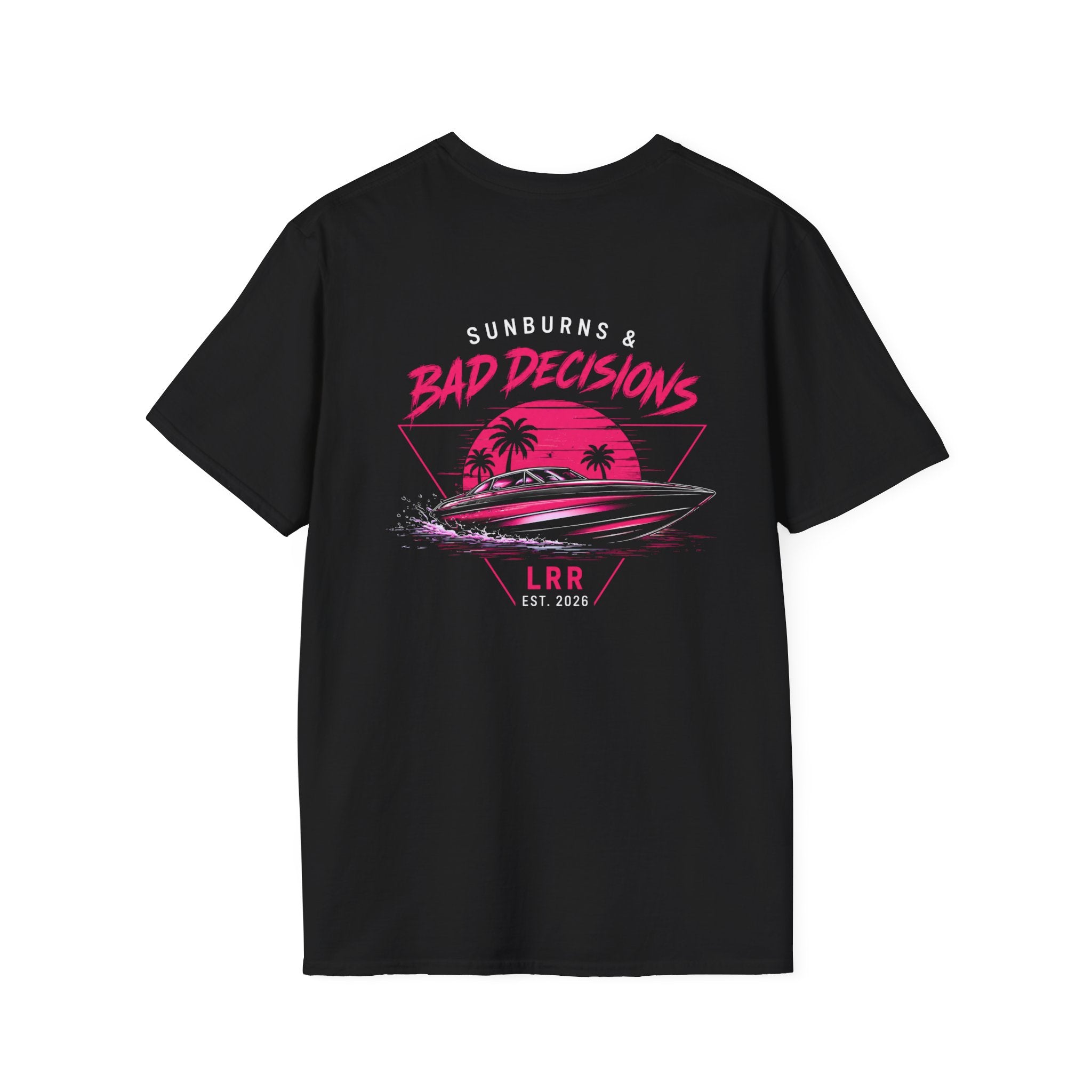 Lake Rat Luxury T‑Shirt — "Sunburns and Bad Decisions" Graphic Tee
