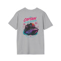 Captain of Bad Decisions Lake Rat T-Shirt — Funny Neon Boat Dad Tee