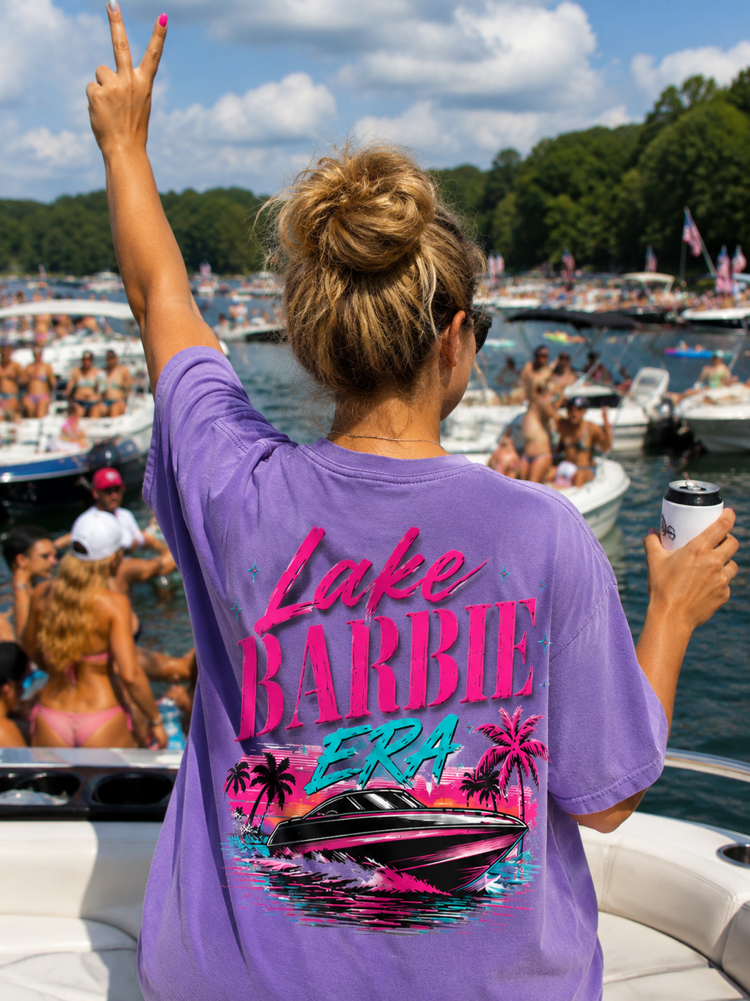Lake Barbie Era Shirt | Retro Lake Girl Tee | Comfort Colors Boat Party Shirt