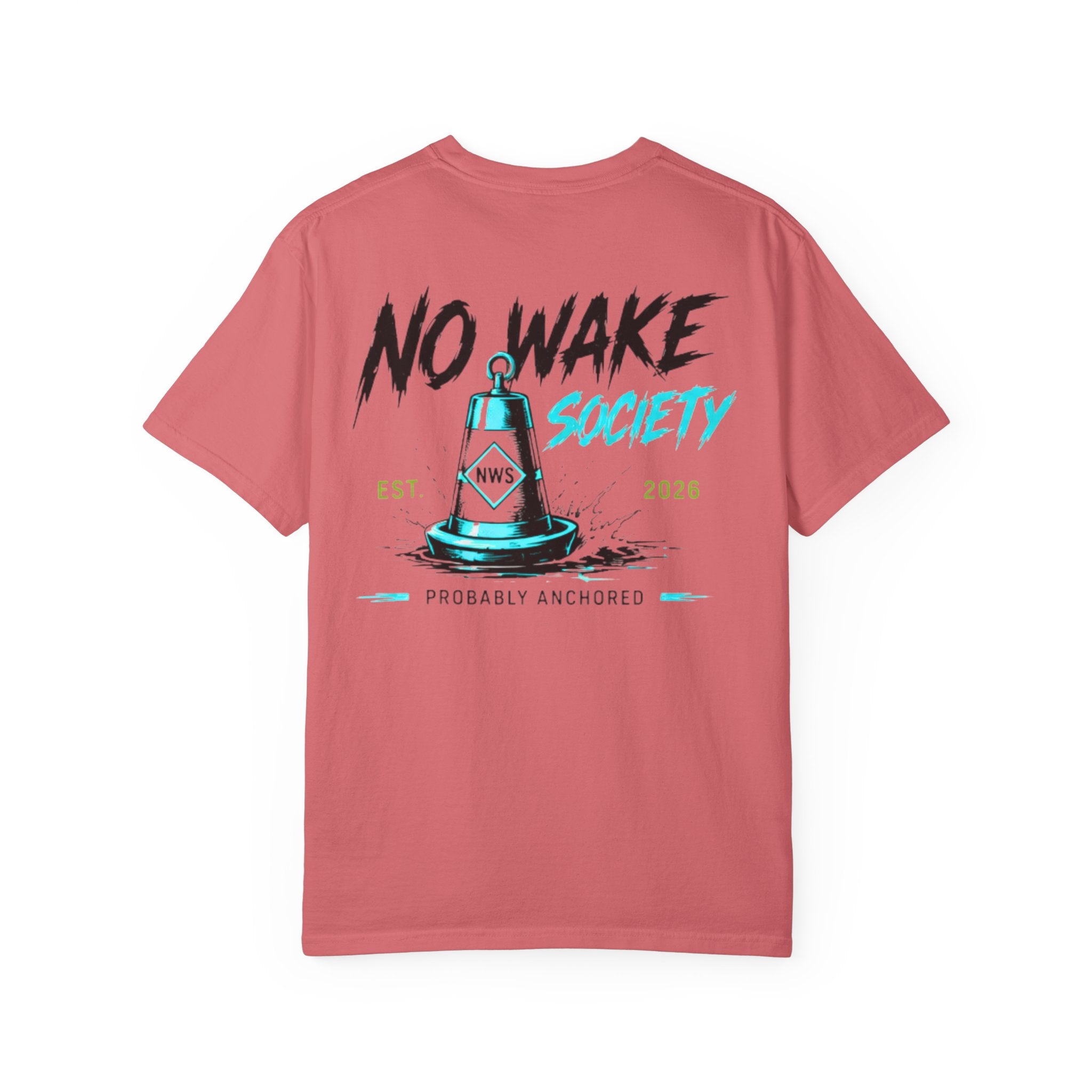Rat Lake Luxury 'No Wake Society' T‑Shirt — Lake Weekend Water Warrior Tee