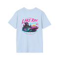 Pink n Purple Dock Trash Lake Rat Luxury Tee — Neon Cigarette Boat & Sandbar Party Shirt