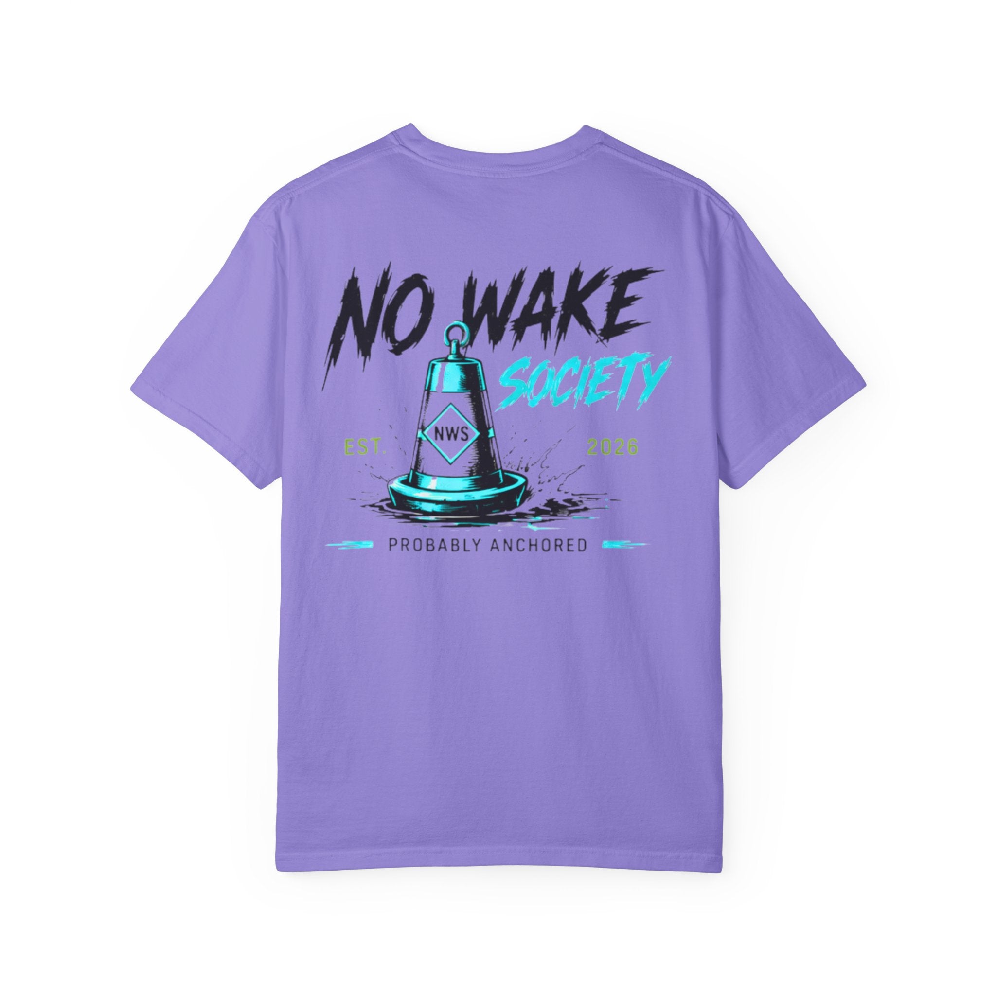 Rat Lake Luxury 'No Wake Society' T‑Shirt — Lake Weekend Water Warrior Tee