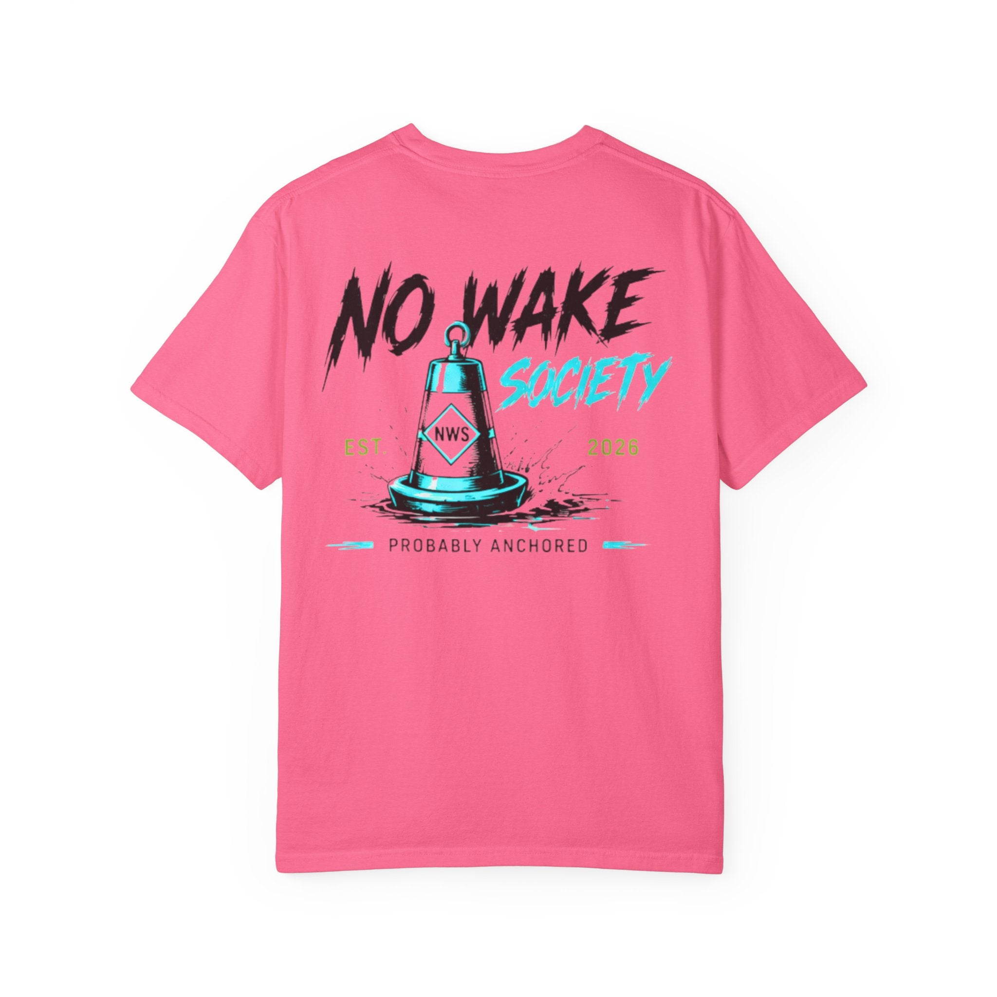 Rat Lake Luxury 'No Wake Society' T‑Shirt — Lake Weekend Water Warrior Tee