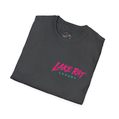 Captain of the Rat Pack Boat T-Shirt — 80s Neon Cigarette Boat Dad Shirt