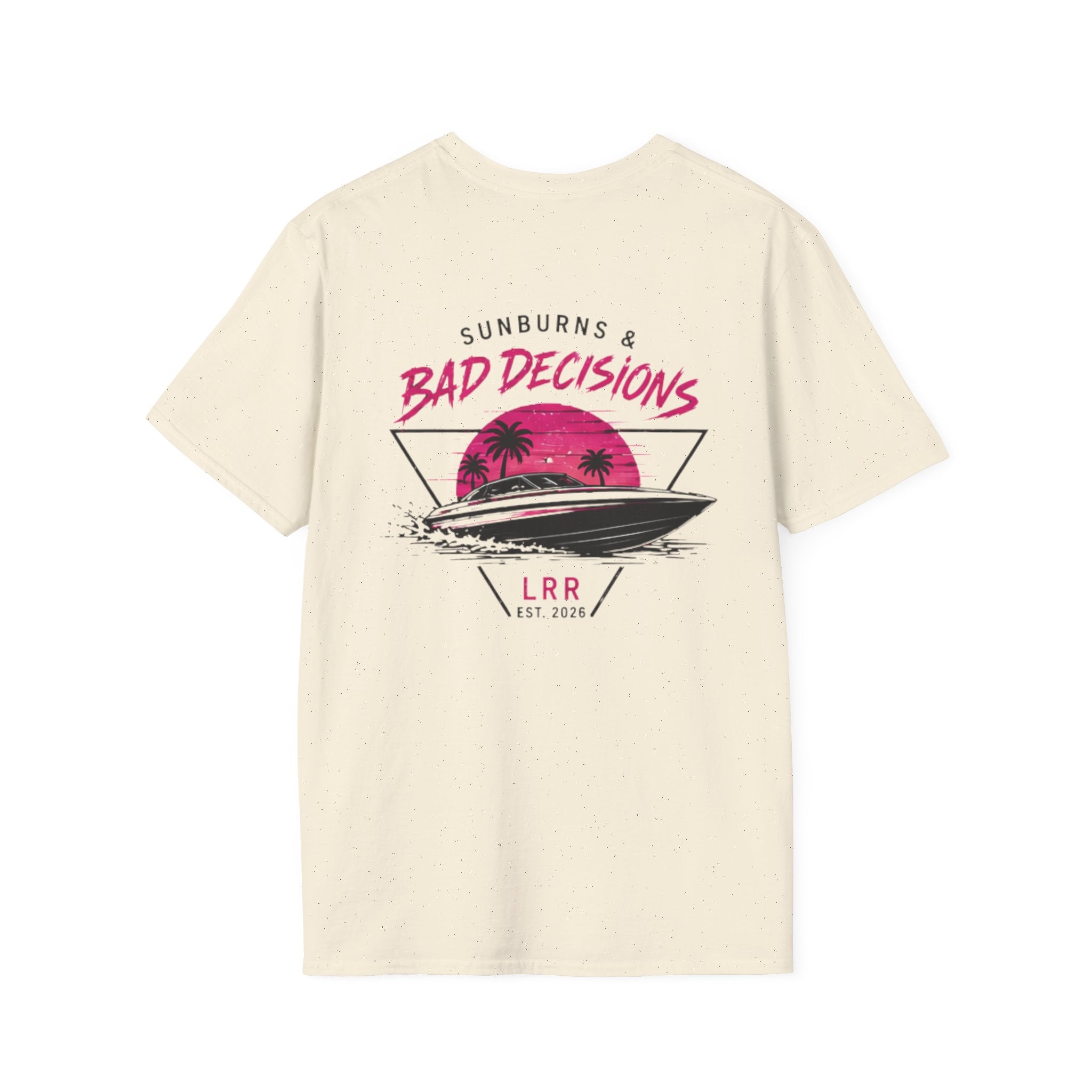Lake Rat Luxury T‑Shirt — "Sunburns and Bad Decisions" Graphic Tee