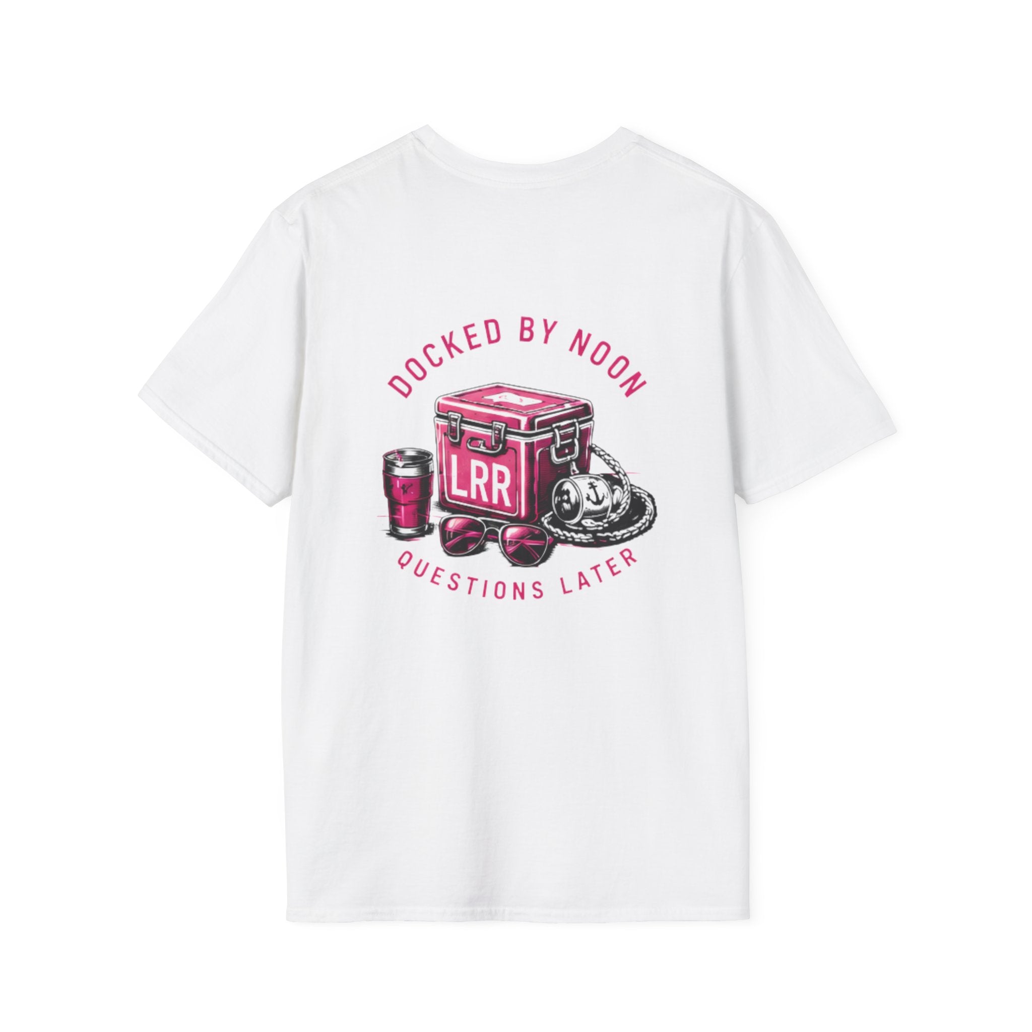 Docked by Noon Lake Rat Luxury T-Shirt | Boating Lake Life Tee
