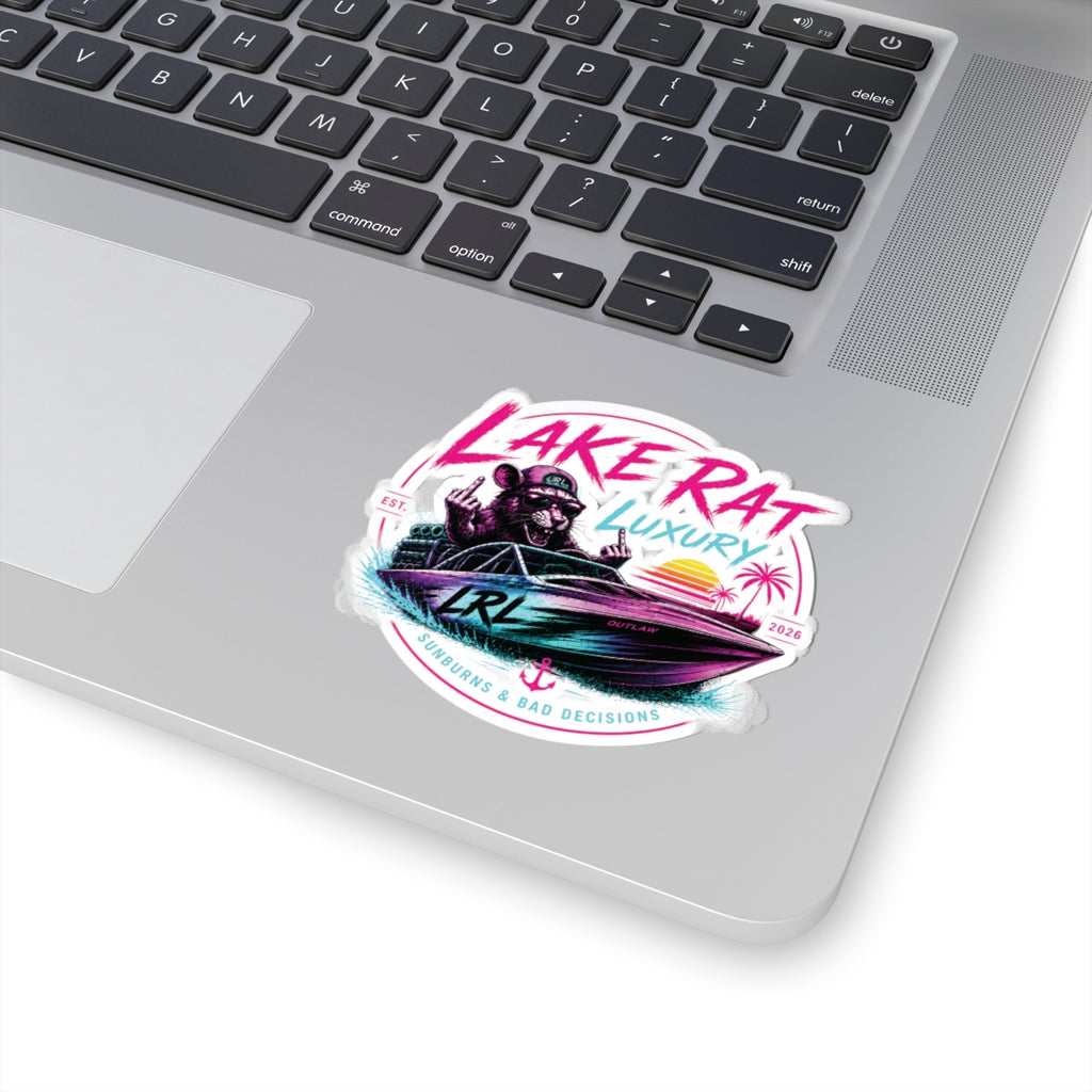 Lake Rat Luxury Kiss-Cut Sticker — Dirty Luxury for the Reckless Elite