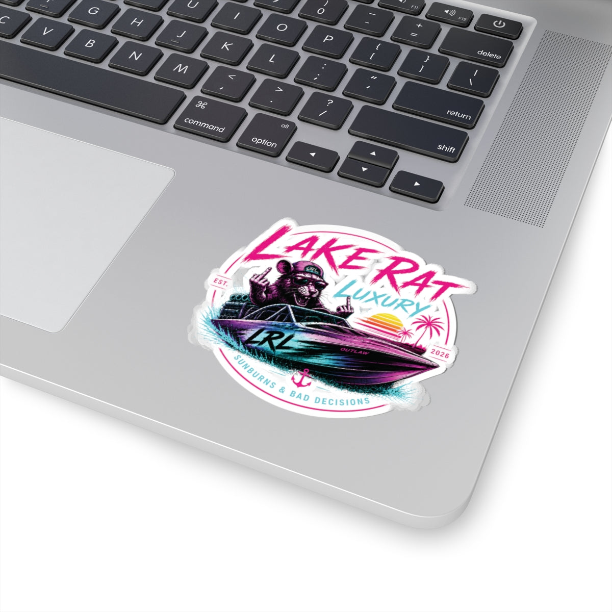 Lake Rat Luxury Kiss-Cut Sticker — Dirty Luxury for the Reckless Elite