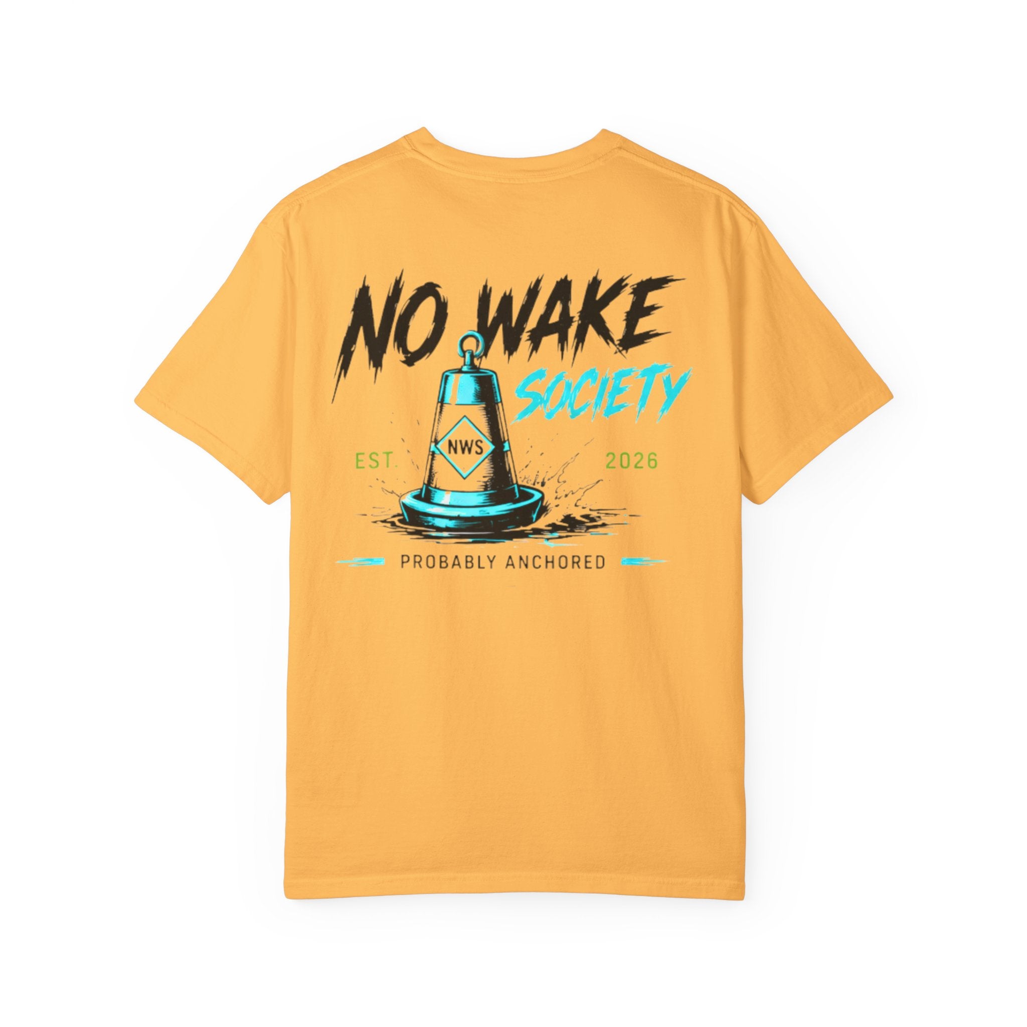 Rat Lake Luxury 'No Wake Society' T‑Shirt — Lake Weekend Water Warrior Tee